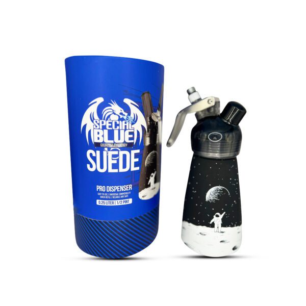 Special Blue Suede Pro Dispenser Astronaut Design 0.25 Liter Box