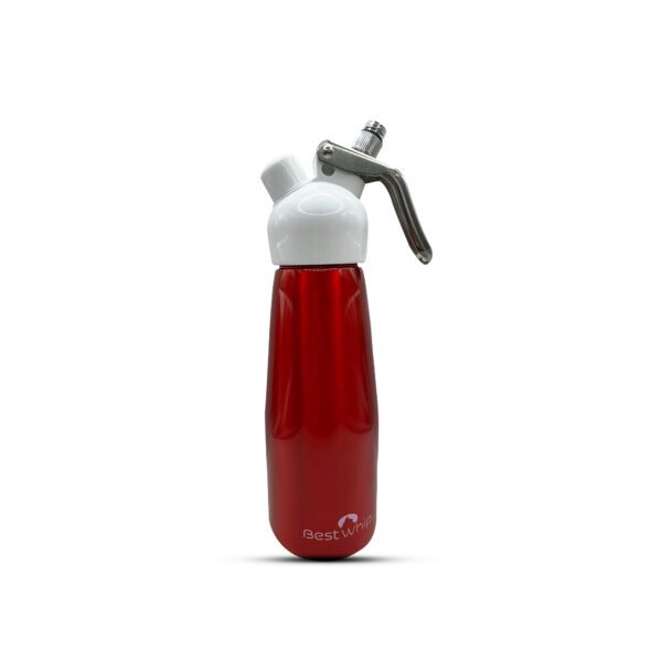 BestWhip Original Red Dispenser 0.5 Liter side view